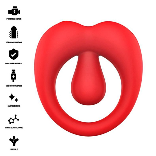 Intense - Russel Vibro Ring - Red photo