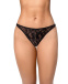Mapale - 133 Lace Thong w Chain - Black - L/XL photo