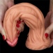 Lovetoy - 9.5" 特大码双层皮肤仿真阳具 - 肉色 照片-3
