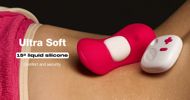 Sauce - Bow Bow Sensing Panty Vibrator - Pink photo