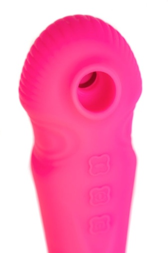 JOS - Cotox Vibrator w Vacuum Stimulator - Pink photo