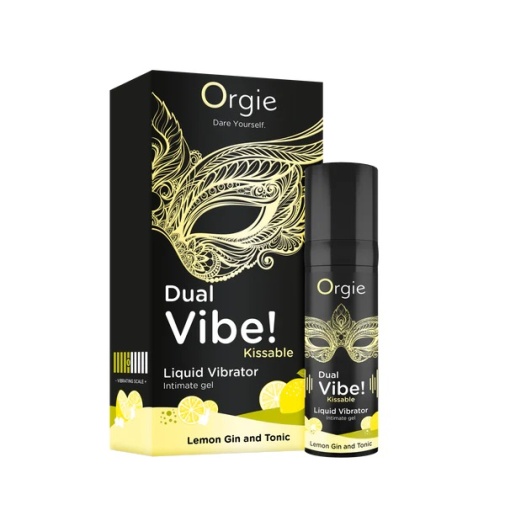 Orgie - Dual Vibe! 可食用震動凝膠 檸檬琴通寧 - 15ml 照片