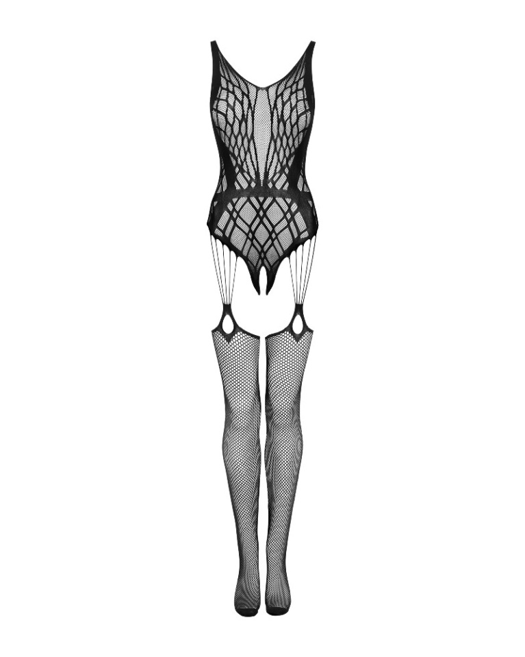 Obsessive - Bodystocking G324 - Black - XL/XXL photo