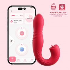 Honey Play Box - Joi Thrust 2 Sensing G-Spot App Vibrator - Red 照片