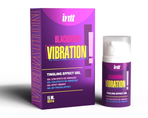 INTT - Vibration! 黑莓味全性别刺激凝胶 - 15ml 照片
