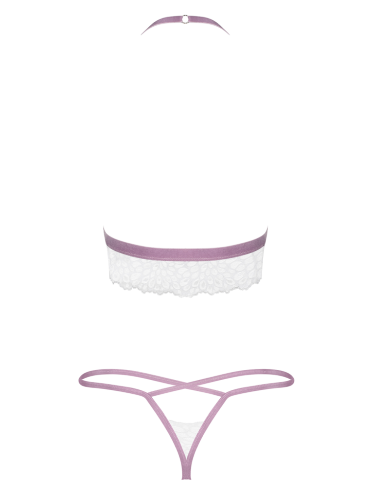 Obsessive - Lilyanne 2-pcs Set - White - L/XL photo