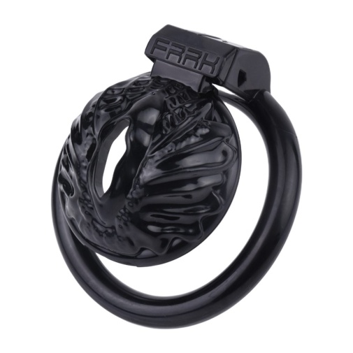 FAAK - Resin Pussy Chastity Cage - Black 照片