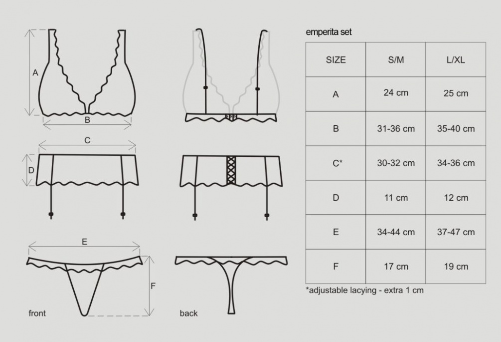 Obsessive - Emperita Set -  L/XL photo-8