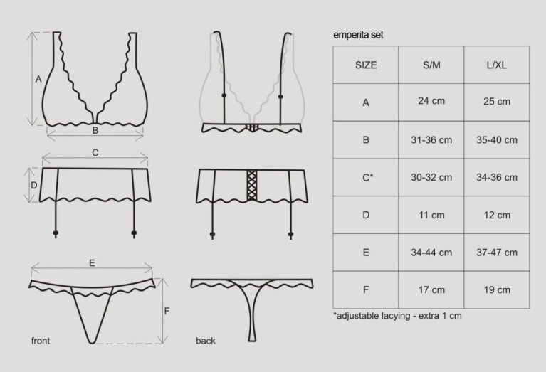 Obsessive - Emperita Set -  L/XL photo
