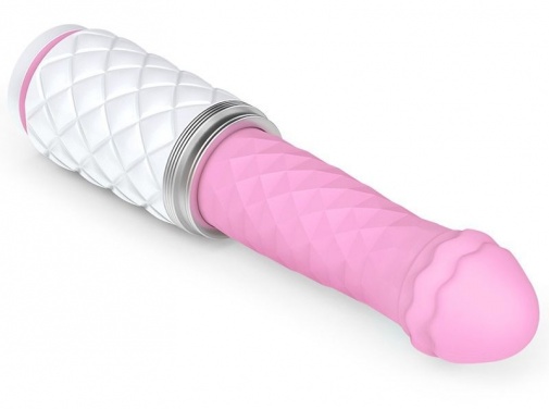 Pillow Talk - Feisty Thrusting Vibrator - Pink photo