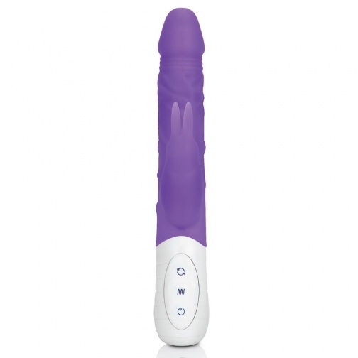 Rabbit Essentials - 7 Function Rabbit w/Anal Beads - Purple photo