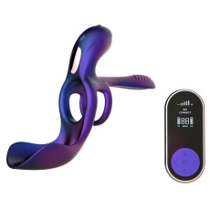 Hueman - Zenith 3-in-1 Vibro Ring - Blue photo