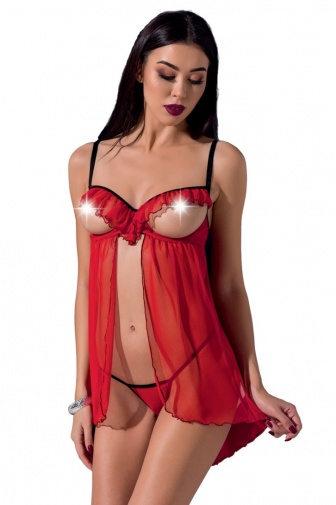 Passion - Cherry Chemise - Red - S/M photo