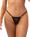 Obsessive - Violami Thongs 5pcs - Black - S/M 照片-7