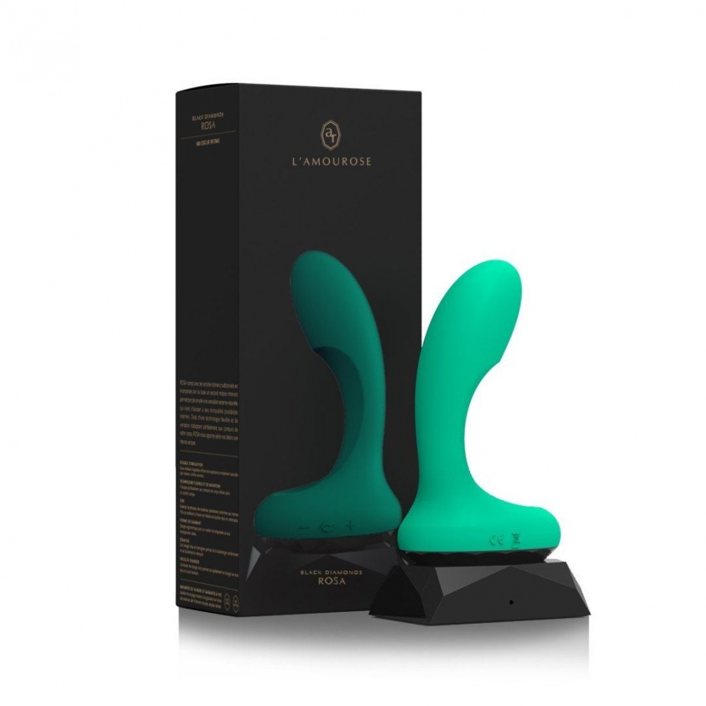 L'Amourose Rosa breaks the mold of traditional intimate ... Lamourose - Rosa G-Spot Vibe - Emerald photo-12