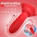 Secwell - Rose Thrusting Vibro Plug - Red photo-4