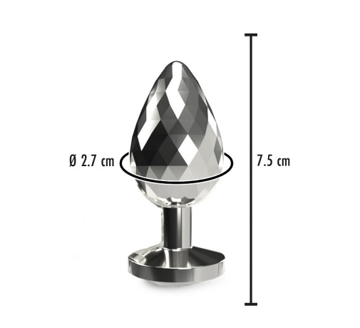 ToyJoy - Disco Metal Plug S - Silver photo