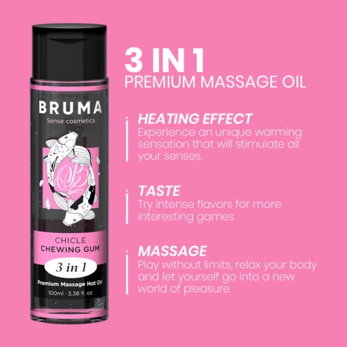 Bruma - Chewing Gum 3in1 Hot Massage Oil - 100ml photo