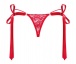 Obsessive - Lovlea Thong w Bows - Red - L/XL photo-8
