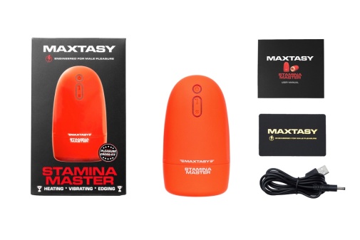 Maxtasy - Stamina Master Masturbator - Orange photo