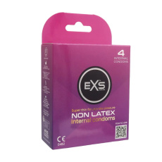 EXS - Vegan Non-Latex Internal Condoms 4's Pack photo