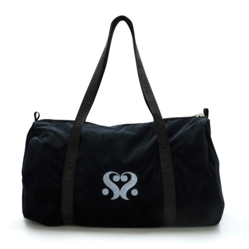Sei Mio - Velvet Duffle Bag - Black photo