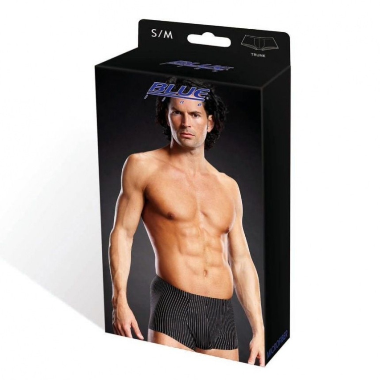 Blueline - Performance Microfiber Trunk - Black & White - S/M photo