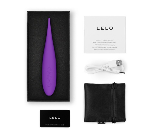 Lelo - DOT Travel Clitoral Vibrator - Purple photo