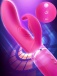 Erocome - 獵犬座 陰蒂刺激加熱按摩棒 - 深玫瑰色 照片-4