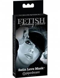 Fetish Fantasy - Love 緞面眼罩 - 黑色 照片