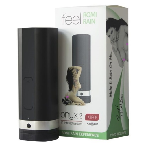 Kiiroo - Onyx 2 Teledildonic Masturbator Romi Rain - Black photo