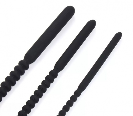 MT - Threaded Urethral Plug S - Black photo