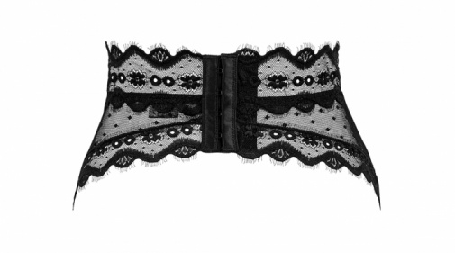 Obsessive - Marrbel Garter Belt - Black - S/M photo