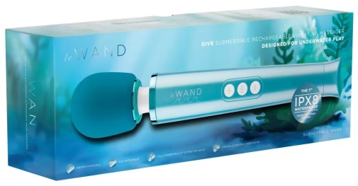 Le Wand - Dive Rechargeable Massager - Blue photo