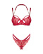 Obsessive - Matildea 2pcs Set - Red - S/M 照片-3