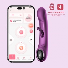 Honey Play Box - Tempo Sensing G-Spot App Vibrator - Purple photo