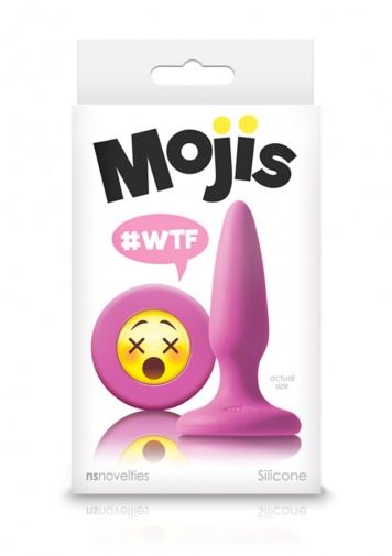 NS Novelties - Mojis WTF 迷你后庭塞 - 粉红色 照片