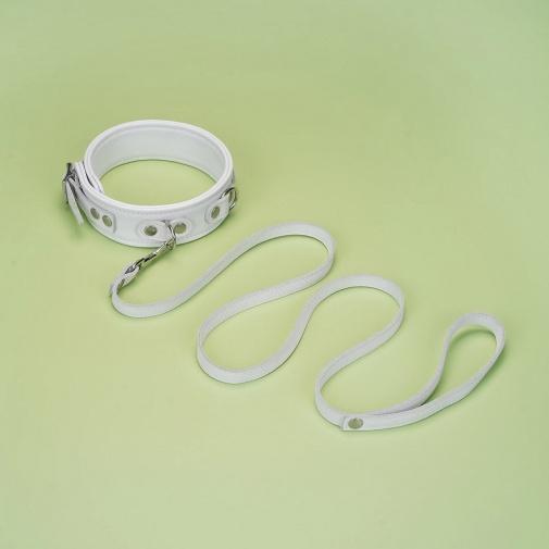 Liebe Seele - Collar w Leash - White photo