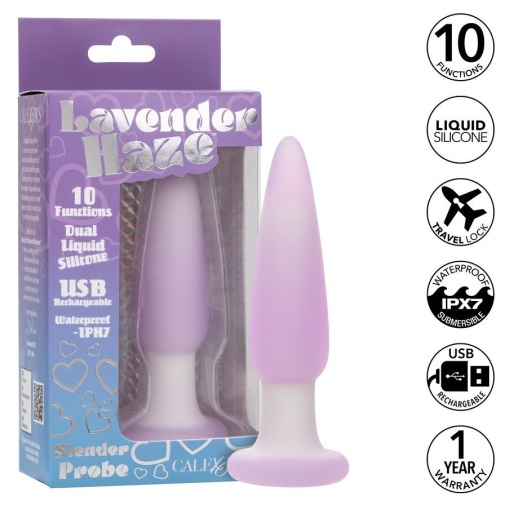 CEN - Lavender Haze Slender Vibro Plug - Purple 照片