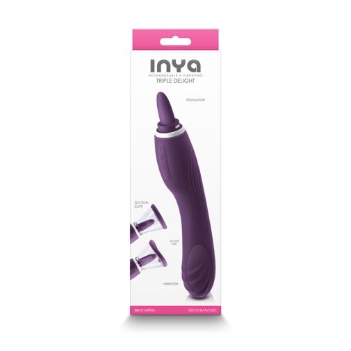 NS Novelties - INYA Triple Delight Vibrator - Purple photo