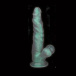 Lovetoy - 10'' Opal 珍珠色假阳具 - 绿色 照片