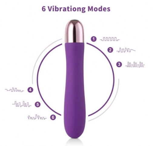 Wowyes - Coco 磁充式震动器 - 紫色 照片