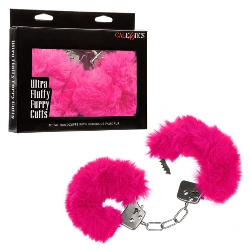 CEN - Ultra Fluffy Furry Cuffs - Pink photo