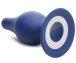 Squeeze-It - Tapered Anal Plug L - Blue photo-3