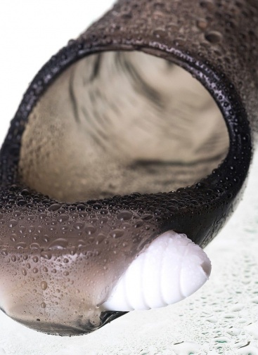 XLover - Penis Extender Vibro Sleeve - Black photo