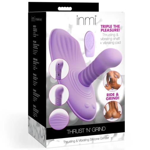 Inmi - Thrust 'N' Grind Vibrator - Purple 照片