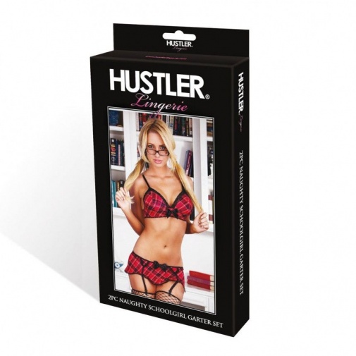 Hustler - 2PC Naughty School Girl Garter Set - SM photo