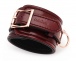 Liebe Seele - Leather Ankle Cuffs - Wine Red photo-3