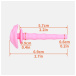 FAAK - Bow Chastity Cage w Cock Plug - Pink photo-20
