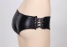Ohyeah - Open Crotch Strappy Panties - Black - 3XL photo-6